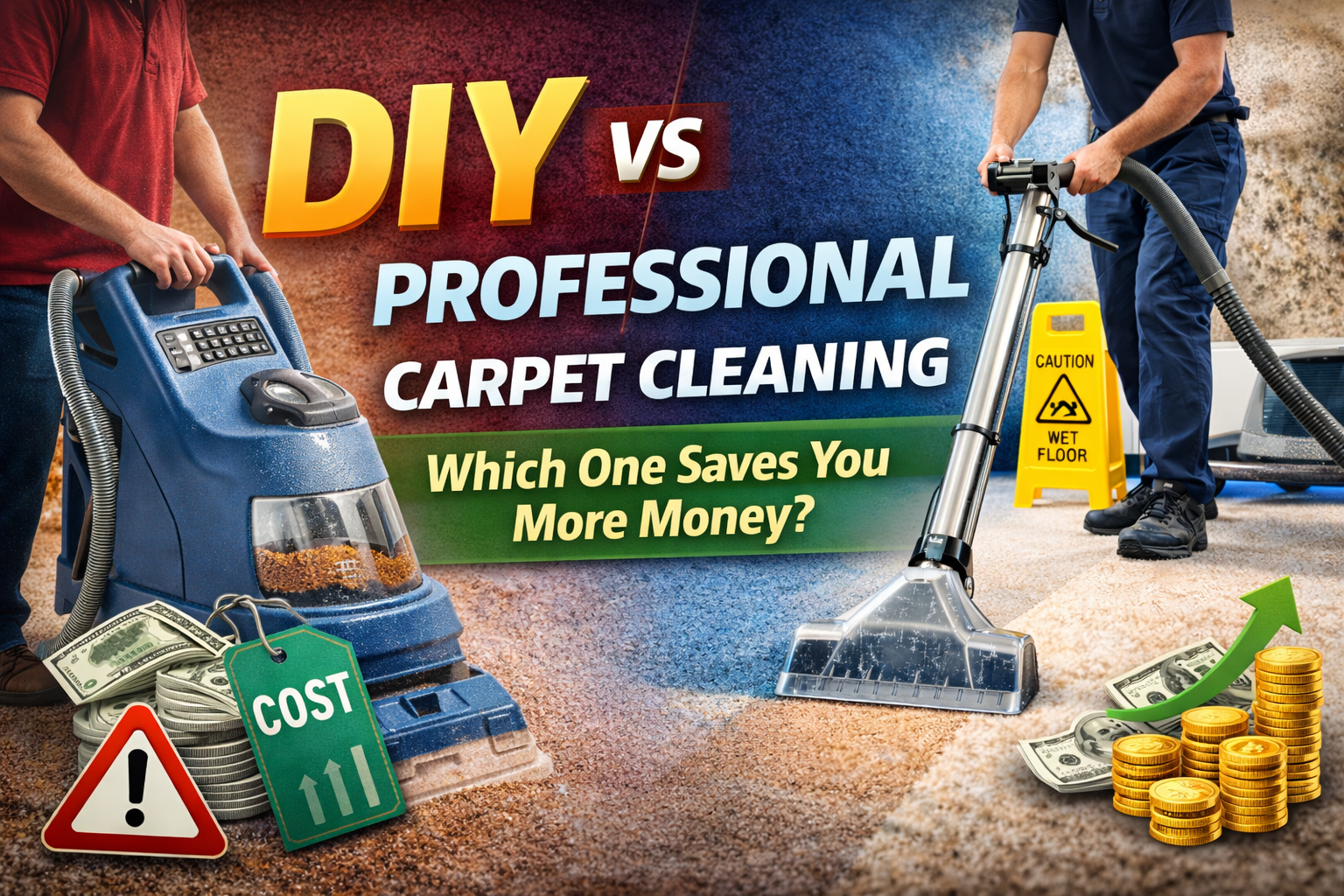 DIY vs Professional Carpet Cleaning: Which One Saves You More Money?