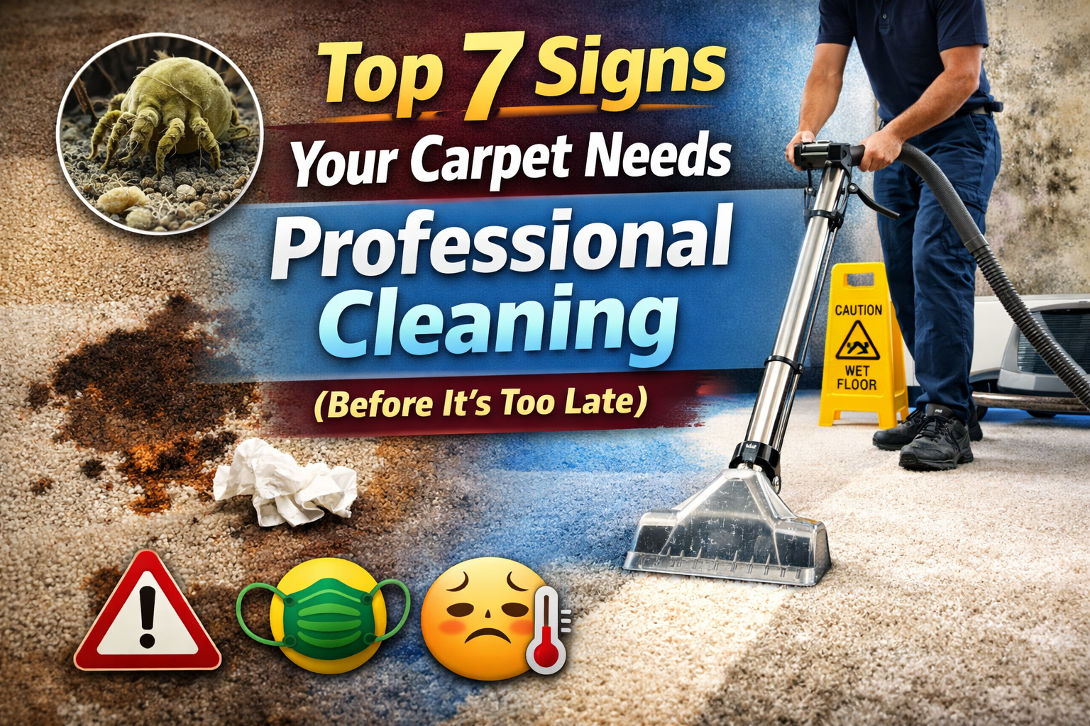 Top 7 Signs Your Carpet Needs Professional Cleaning (Before It’s Too Late)